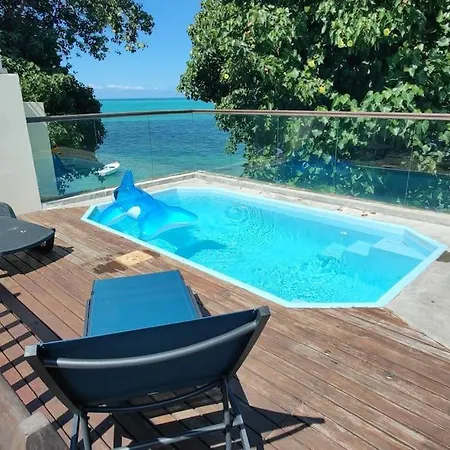 Villa La Perle, Piscine Privee, Vue Sur Le Lagon Mahébourg Extérieur photo